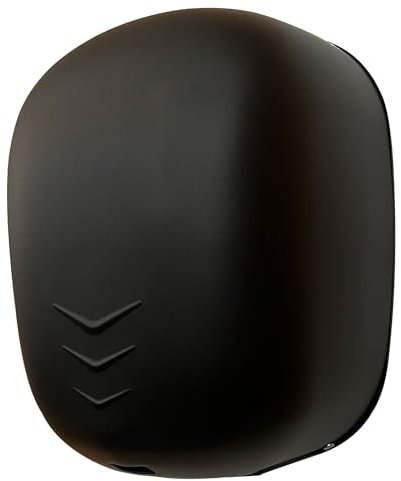 vama Asciugamani Elettrico con Fotocellula 1100W Stream Dry UV NF Acciaio Nero Goffrato