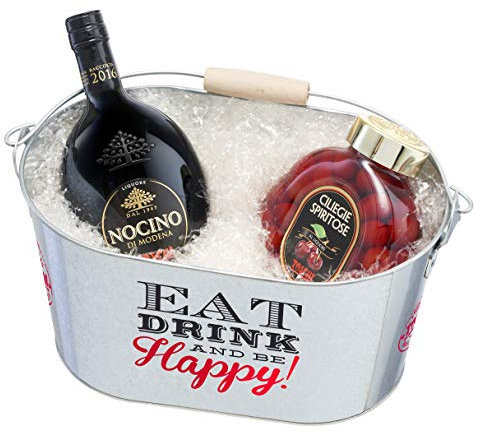 Confezione Regalo - Be happy! Vignola - con Nocino Classico di Modena e Ciliegie di Vignola al liquore Toschi