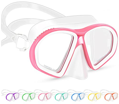 Supertrip Kids Swim Goggles with Nose Cover for Ages 6-14
