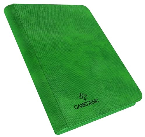 GAMEGEN!C Zip-Up Album 8-Pocket Green, Color Verde (Gamegenic GG3114)