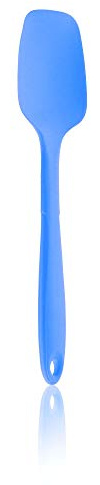 Kochblume Geizhals Set, Restelöffel, Flexlöffel S | Premium Premium-Silikon & BPA freimit Edelstahlkern | In der bunten Box (blau, Flexlöffel einzeln)
