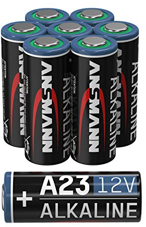 ANSMANN A23 12 V Alkaline Battery - Pack of 8 MN21 Batteries Suitable for Alarm Systems, Garage Door Openers, Remote Control, Toys, Digital Cameras and Much More - Disposable Battery