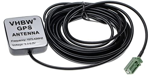vhbw GPS Antenne kompatibel mit Pioneer Avic F9310BT, U, X, Z Navi - Magnetfuß, 5 m, mit AVIC-F-Anschluss, Schwarz