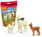 SCHLEICH Famiglia di Alpaca (4)