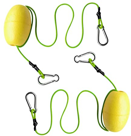 MOPHOEXII Drift Anchor Tow Throw Leash Line with EVA Buoy Float & Clip/Markers for Anchors at The Beach, Lake, or Sandbar Water