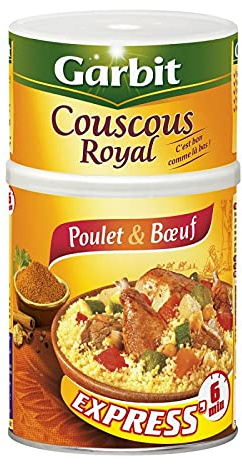 GARBIT - Couscous Royal Poulet Et Boeuf 980G - Lot De 4 - Vendu Par Lot