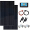 XINPUGUANG 200w 12v Solar Panel kit 2 x 100 watt Photovoltaic Solar Panel kit Module 20A Charge Controller for Motorhome, Boat, Caravan, Shed, Campervan