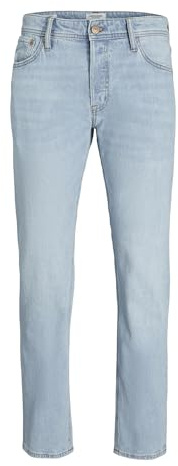 JACK & JONES herr jeansshorts Jack & Jones Male Tapered Fit Jeans Jjimike Jjoriginal Sbd 516 Noos Tapered Fit Jeans
