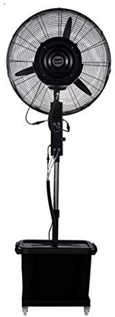 Natliedop Ventilador de Pie,Ventilador Industrial de Alta Velocidad para Suelo Oscilante 3 Velocidades Altura Ajustable Automático Añadir Agua Diámetro 71cm 350 Watts