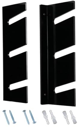 Baoblaze Skateboard-Wandhalterung, Präsentationsständer, Skateboard-Deck, 33 x 13 x 3 cm, platzsparendes Longboard-Regal für Zuhause und Garage, Schwarz