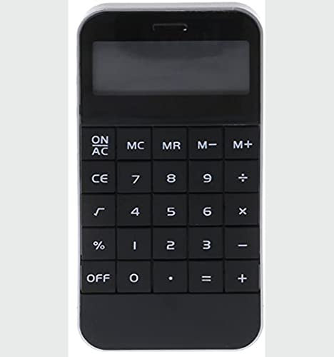 Calculatrice de Bureau, calculatrices de Bureau, Calculatrice de Bureau, écran LCD à 10 Chiffres, Touches tactiles for Enseignants, étudiants, calculatrices de Bureau, Blanc, Noir