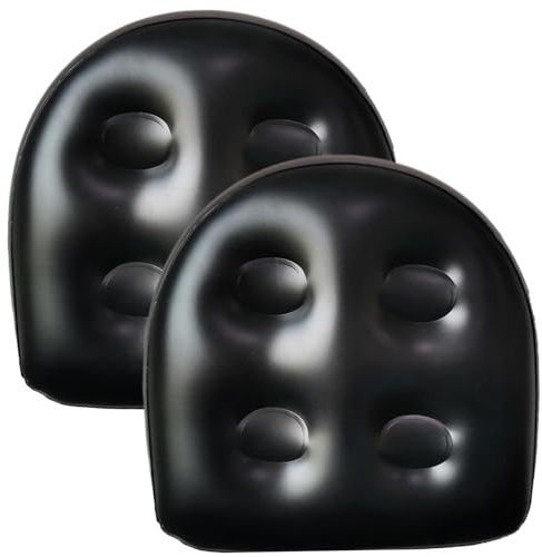 Accessoires de Bain à remous, 2pcs Silaire de Booster Gonflable 18.5x14.6x5,9 '' Spa et Dos Soupt à Bain à remous Gonflable avec siège de Bain à remous en PVC PVC Silaire de Booster pour Les Adultes,