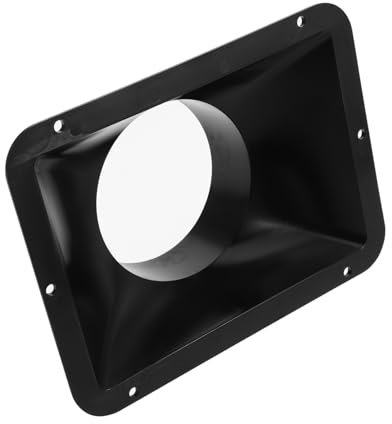 DOITOOL Ventilation Interface Duct Connector Square Flange 100# Rectangular Bottom Mounting Base for Dust Collection Hose Exhaust System Adapter Compatible with Air Purification and Extraction
