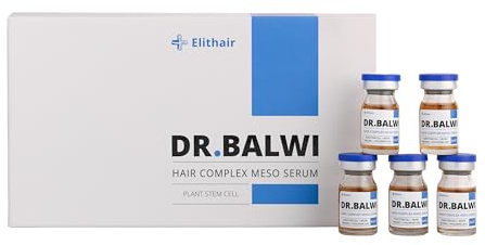Dr. Balwi Anti-Haarausfall Serum mit Procapil & AnaGain, stärkt Haarwurzeln, fördert Haarwachstum, mit Biotin & Stammzellen, ohne Silikone & Parabene, 5x6ml Flacon