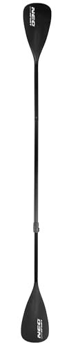 Neo-Sport SUP Paddel Teleskoppaddel 2in1 Paddling Verstellbar 230 cm 2 Paddelblätter Kajak Kajakpaddel Schwarz