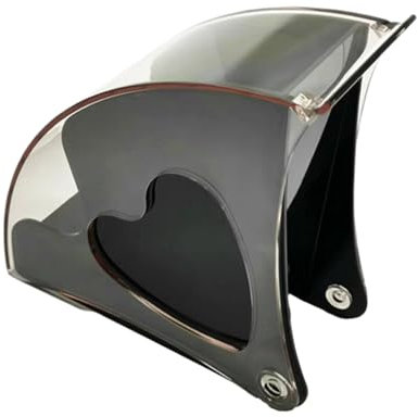 TUKRPQMRI Boîte de Rangement Conteneur de Stockage Transparent for Papier Filtre à café Boîte de Rangement Pratique, Peu encombrante et Anti-poussière for la Maison Blanc/94(Black)