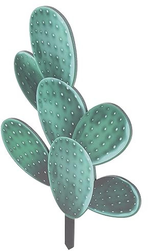 UPKOCH Giardino Motivo Cactus Decorazione Da Esterno Ornamento Per Giardino Cortile e Patio Resistente Alle Intemperie Materiale