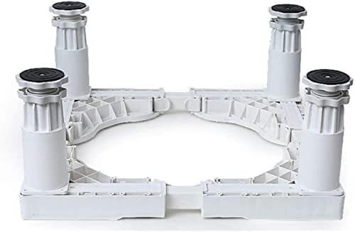 AYCDL Base per Lavatrice, Supporto per Lavatrice Migliorato, Base per Asciugatrice Rialzata per Frigorifero, Supporto per Piedini Robusti da 4/8/12 Piedi, Rulli per,OneColor-4 Feet