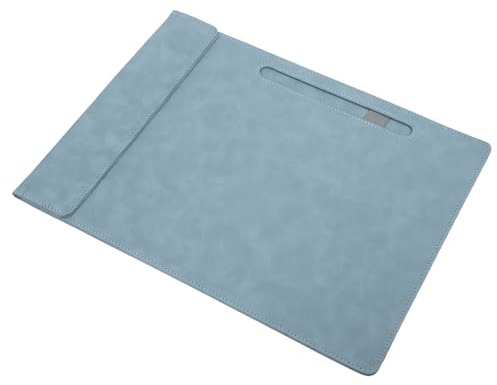 UKCOCO Supporto Scrittura Magnetico da Ufficio, Tavoletta Portadocumenti Leggera Blu Clip per Documenti, Blocco Appunti Portatile per Riunioni e Conferenze