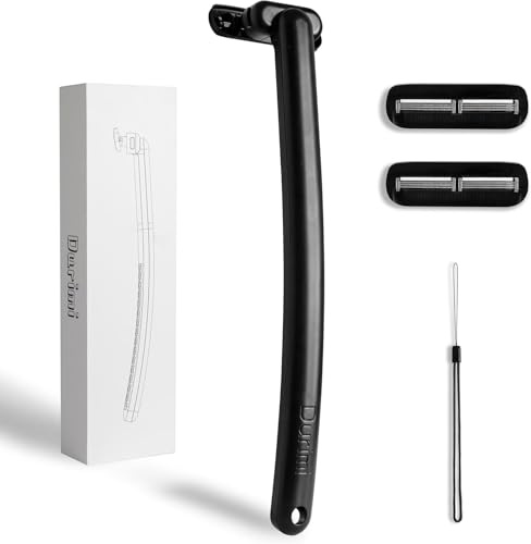Rasoirs pour le dos pour homme avec technologie de lame de sécurité et poignée ergonomique pour homme