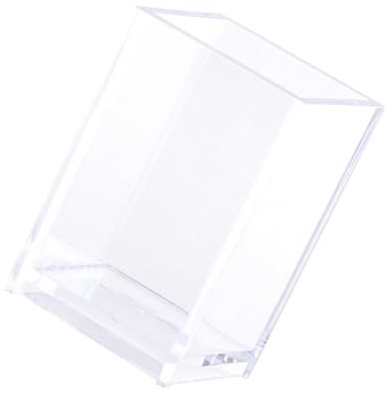 Plastique Organisateur Transparent Cosmétique Carré pour Bureau | Rangement Pinceaux de Maquillage, Boîte de Rangement Cosmétique, Grosse Capacité pour Petits Articles