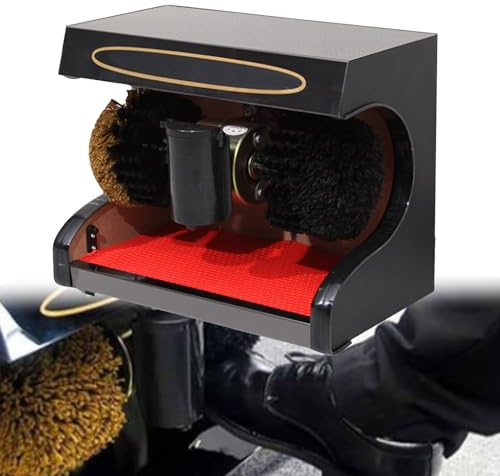 Automatic Shoe Polisher, Electric Shoe Polish Machine with Induction Function for Household and Commercial Use, Efficient Electric Brush for Quick Cleaning