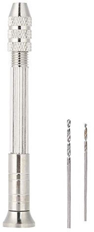 Nikou Herramienta de perforación de arte de uñas, perforación manual, accesorio de manicura de punzón colgante de uñas DIY