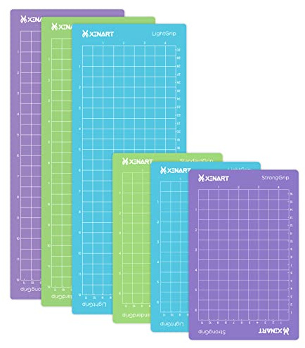 XINART Schneidematte für Cricut Joy 4,5 x 12 (30,5 cm x 11,4 cm) 4,5 x 6,5 (16,5 cm x 11,4 cm) Variety Grip Ersatz Kartenmatte Kompatibel mit Zubehör für Cricut Joy Plotter