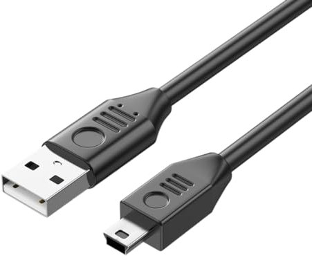 Mini cavo USB di ricarica rapida USB 2.0 a mini cavo dati USB per lettore MP3 MP4 auto record di guida disco rigido mobile testa diritta filo di alimentazione