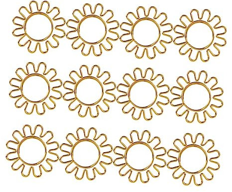 VILLCASE 8stücke Büroklammern Set Heftklammern in Sonnenblumenform Klammern Für Papier Büroklammerhalter Büronadel Pin-clips Für Zuhause Büro Schule