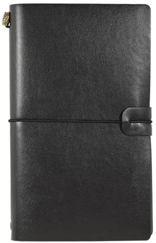 Voyager Refillable Notebook - Black (Traveler's Journal, Planner, Notebook)