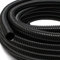 Wiltec Tuyau d'aspiration noir – 25 m/Ø 50 mm (2) / 435 g/m – avec Spirale de renforcement – Tube souple sans pression en PVC – pour Arrosage Irrigation Jardinage Évacuation Refoulement