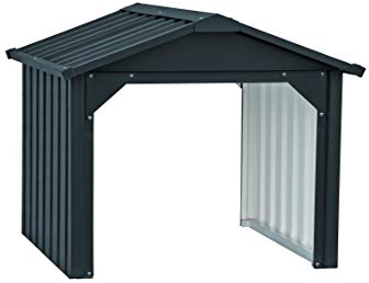 Duramax - caseta cobertizo jardín - ROBOSHED - Metal - color gris antracita