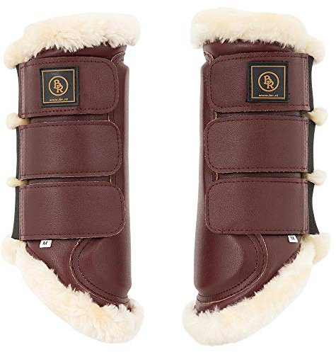 BR Gamaschen Majestic Synthetisches Lammfell (XL, Burgundy)