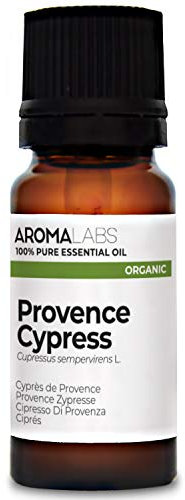 BIO - Provence Cypress Essential Oil - 10mL - 100% Pure, Natural, Chemotyped and AB Certified - AROMA LABS (French Brand)