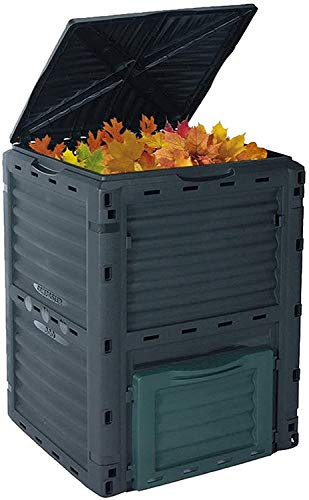 TRTO 300L Outdoor Compost Bin Lid Food Waste Rubbish Home Recycling Garden Composter (1Pcs)