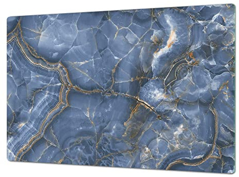 GIGANTE tagliere – Proteggi-piano di lavoro e spianatoia – Pezzo Unico (80x52cm) o Due Pezzi (40x52cm ognuno); DD31 Marmi 1 Serie