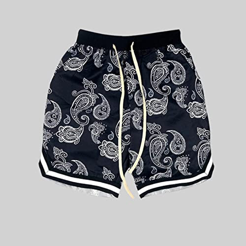 Yujun Sommer Neue Harajuku Männer Shorts Bandana Muster Mode Hip Hop Herren Marke Kurze Hose Bottoms Elastische Taille Männer Freizeithose