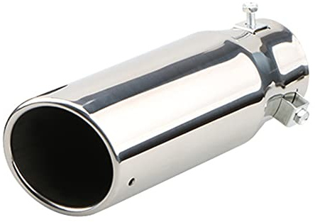 Tuyau d'échappement,iSpchen Embout Echappement Embout d'échappement 65mm Tuyau d'échappement de Voiture en Acier Inoxydable Embout Tuyau de Sortie Pot d'échappement Embout d'échappement Auto