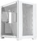 iONZ KZ-Z - PC Gaming Case, ATX Mid Tower - Dual Chamber Dynamic Advanced Series, White Tempered Glass (Case only)