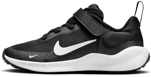 NIKE Revolution 7 (PSV), Zapatillas para Caminar, Negro Blanco Blanco, 27 EU