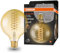 OSRAM Vintage 1906® Classic GLOBE125 FIL 60 LED-Lampe mit Sockel 27, dimmbar, Kugelform, gold, 8,4W, 806lm, 2400K, reduziertes warmweißes Licht, geringer Verbrauch, lange Lebensdauer