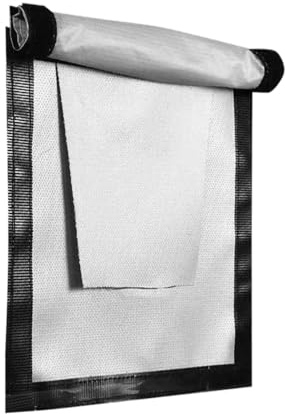 Elevador de estufas de tienda de campaña, resistente al calor, chimenea de humo ignífuga, accesorio para ventilación de tubos, anillo de protección antiquemaduras extraíble con tapa para lluvia para