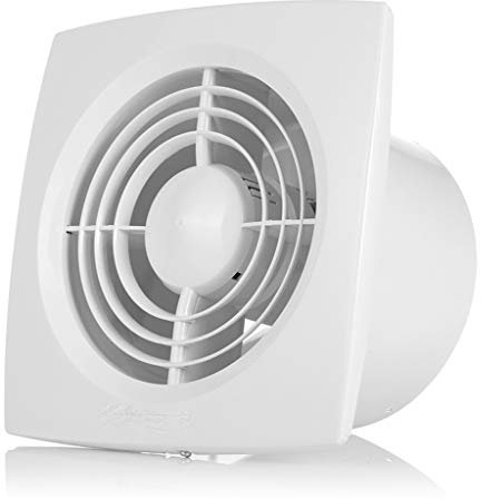 SaryEdge Extractor de Techo para baño doméstico, Extractor de Pared para Inodoro, Potente y silencioso