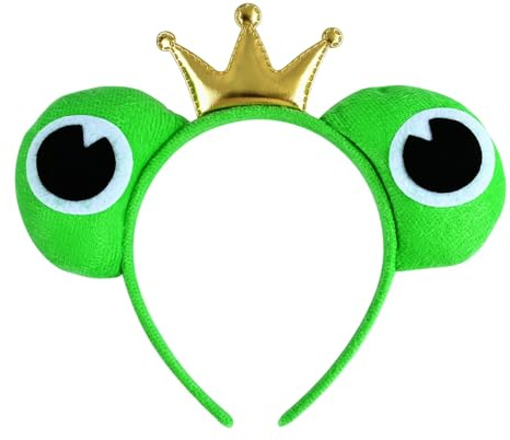 WEITAPYT Frosch Haarreif, Frosch Stirnband, Froschaugen Haarreif, Frog Headband, Haarreif Frosch Erwachsene, Frosch-Kostümzubehör für Karneval, Maskerade, Feenparty
