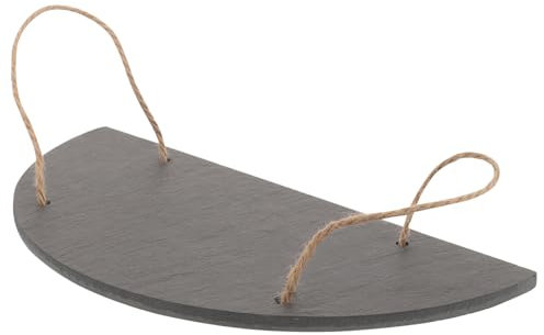 Alipis Dining Plate Serving Tray Reusable Half Dish Handle for Sushi Desserts and Barbecue Elegant Design for Restaurants and Catering