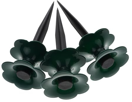YARNOW 3 Stück Gartenschlauch Führungspfähle Aus Kunststoff Schlauchführungsrolle Für Rasenbewässerung Kompatibel Mit Hochdruckschläuchen Bodenstecker Für Gartenbeete Terrasse Gewächshaus