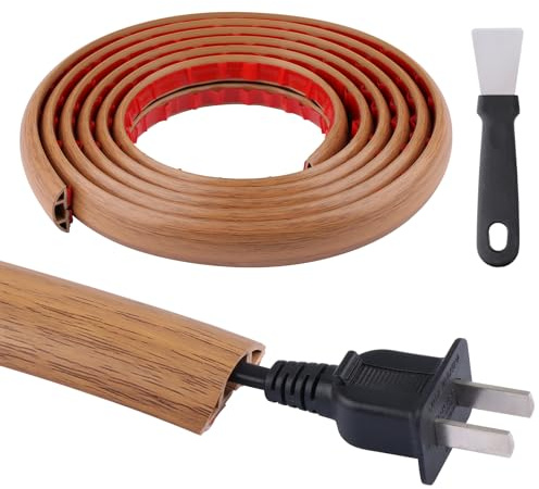 Flexibel golvkabelkanal, självhäftande golvkabelbrygga, PVC golvkabelskydd, kabelskydd, kabelskydd, kabelfack, kabelgömma för hem, kontor, lager
