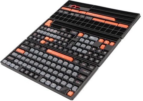 Fockety Capuchons de Touchs Pbt 154 Touches, Capucons de Touches Personnalisés par Sublimation Thermique, Capuchons de de Profil Xda pour Clavier Mécanique 61/87/98/104/108