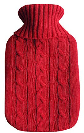 WäRmflasche Warm Supplies 1 Stück for 2000 ml Wärmflaschenbezug, gestrickt, wärmespeichernd, nur eine Tasche, kältebeständig